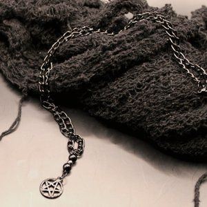 All in Black Necklace